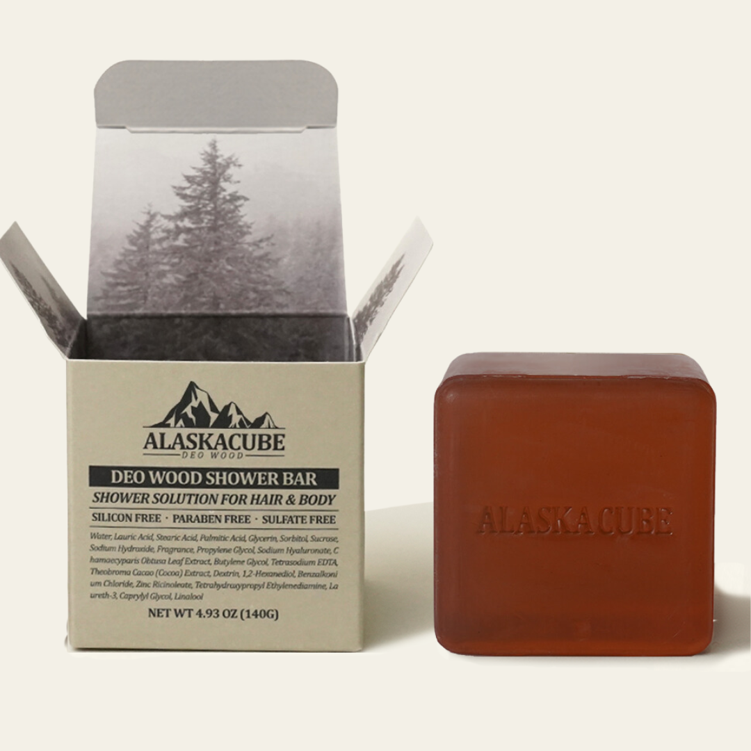 Alaska Cube Deo Wood Shower Bar