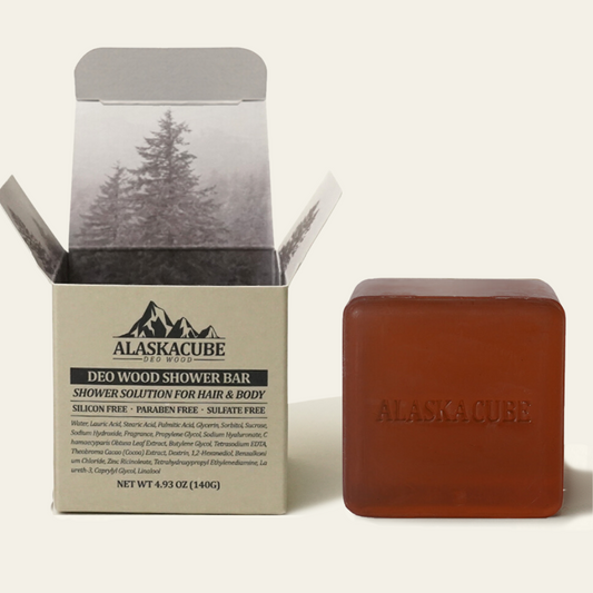 Alaska Cube Deo Wood Shower Bar