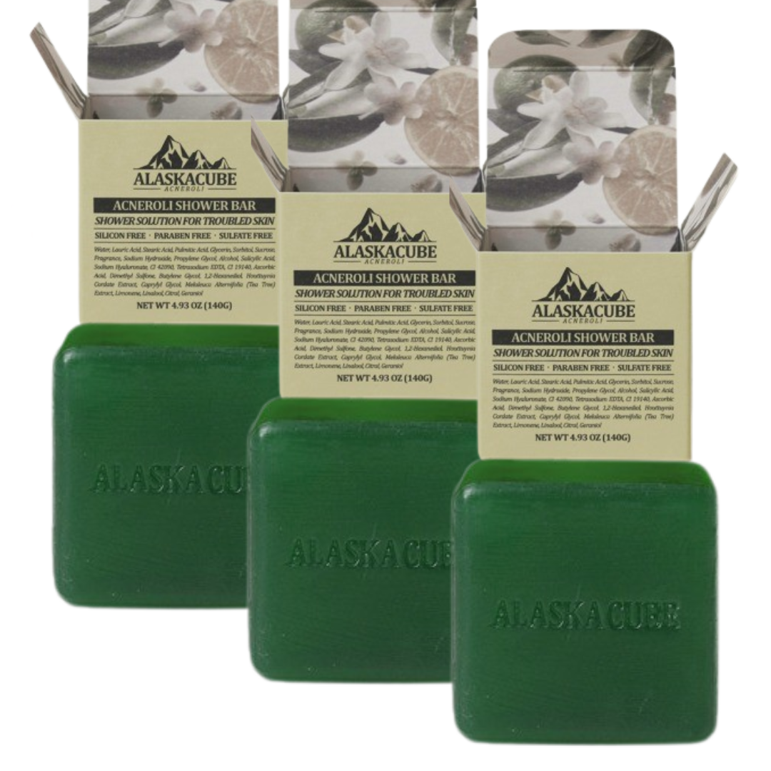 Alaskacube Acneroli Shower Bar (Set of 3)